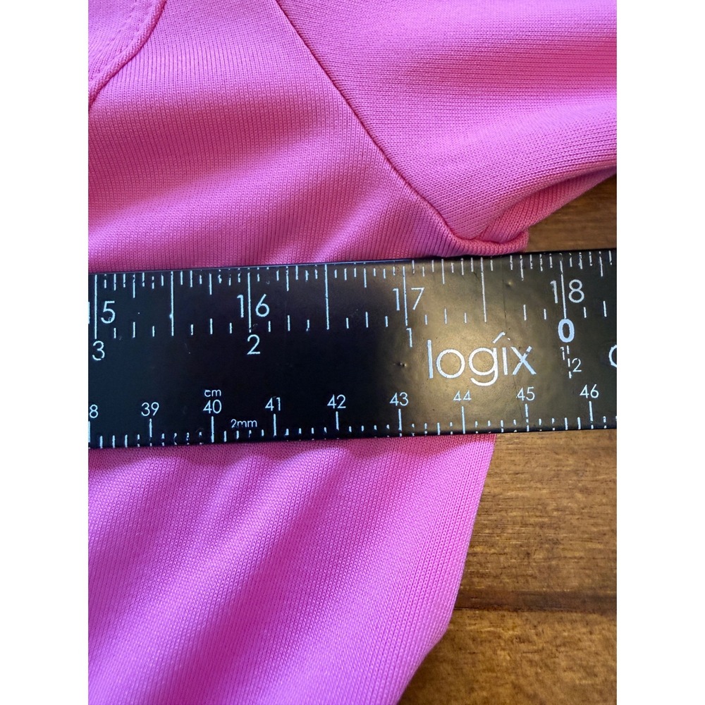 Fila Athletic Top Women Medium Pink Polyester Spandex Sporty 3/4 Atheletic - Picture 4 of 6